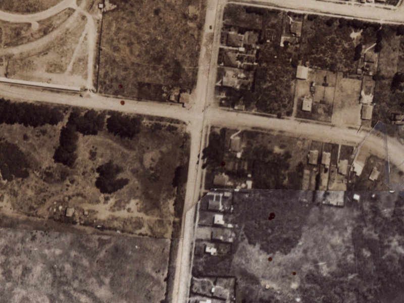 200 Bower Avenue from the air, 1925-1929