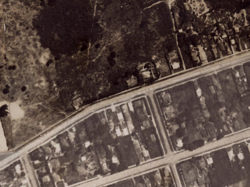 95 Leaver Terrace from the air, 1925-1929