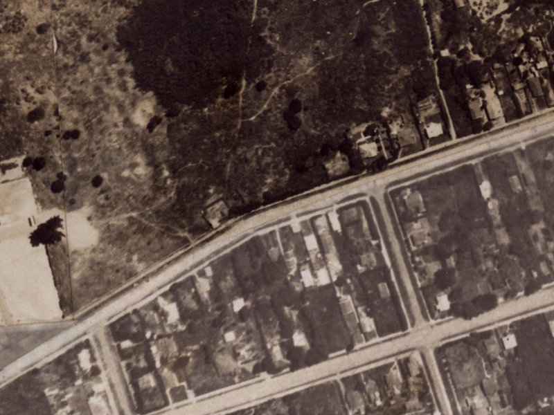 103 Leaver Terrace from the air, 1925-1929