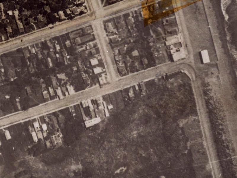 37-39 Bowhill Road from the air, 1925-1929