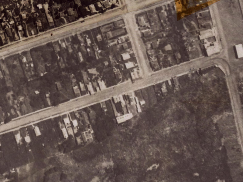 45A Bowhill Road from the air, 1925-1929