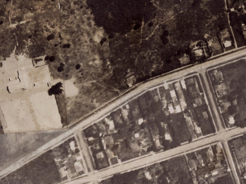 92A Leaver Terrace from the air, 1925-1929