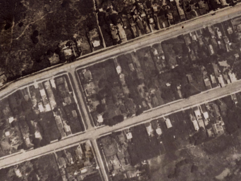 90 Bowhill Road from the air, 1925-1929