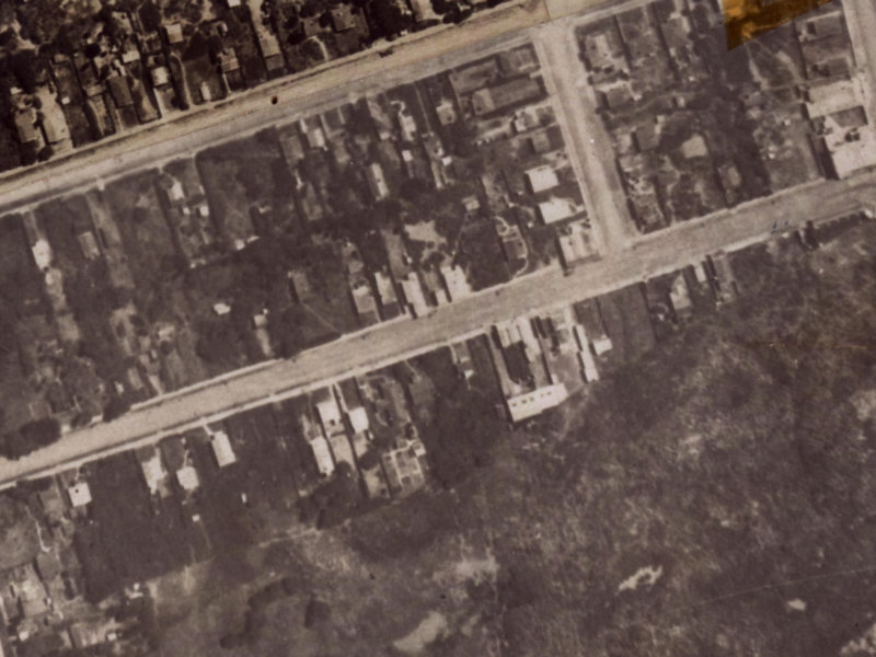 54-56 Bowhill Road from the air, 1925-1929