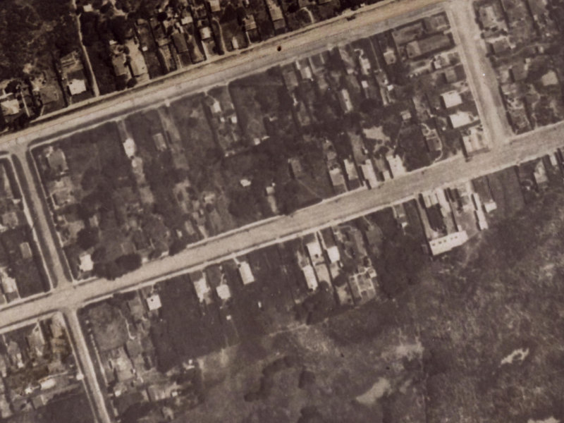 70 Bowhill Road from the air, 1925-1929