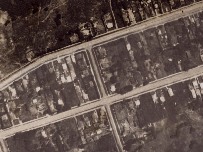 14 Shaw Avenue from the air, 1925-1929