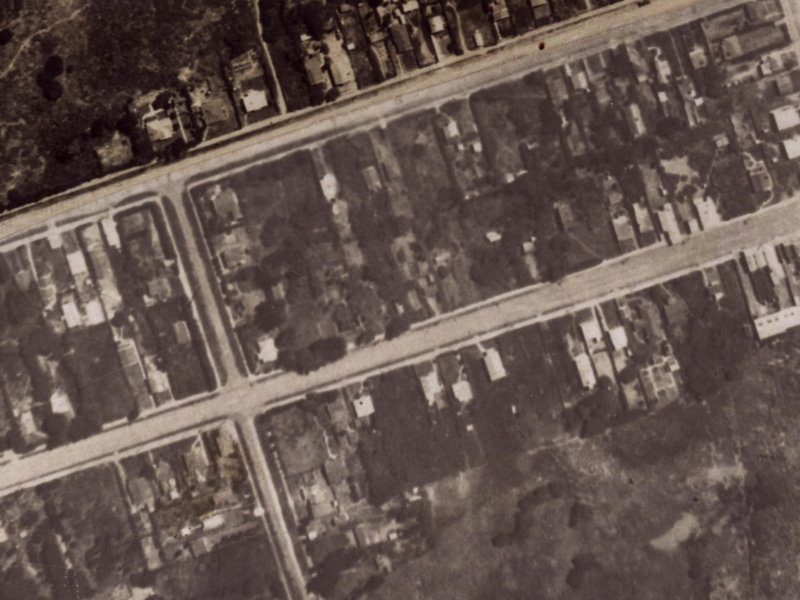 86 Bowhill Road from the air, 1925-1929