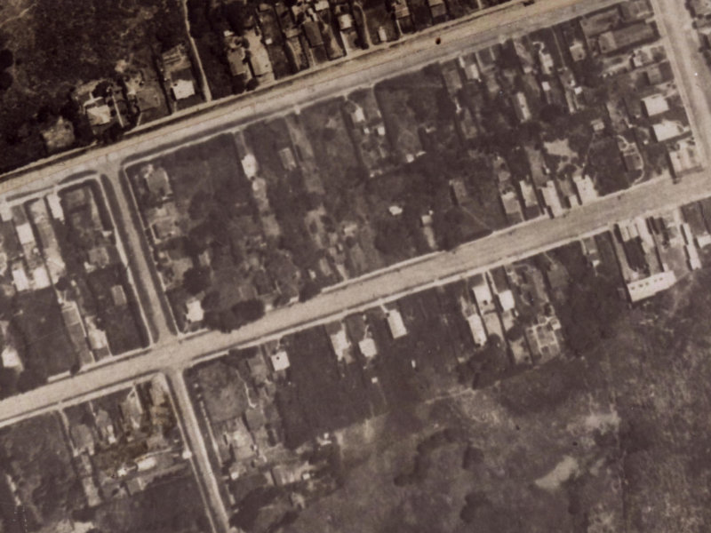 80 Bowhill Road from the air, 1925-1929