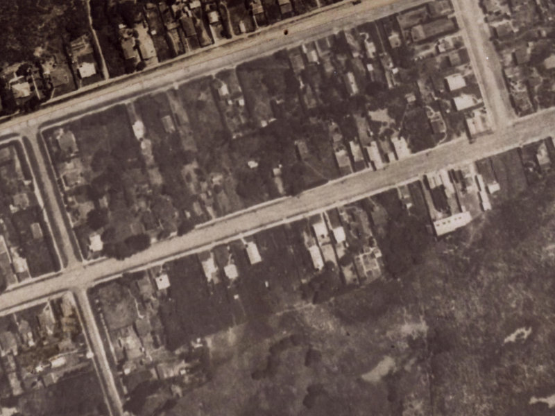 67A Bowhill Road from the air, 1925-1929