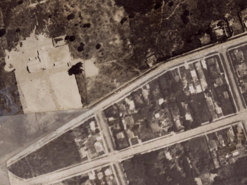 123 Leaver Terrace from the air, 1925-1929