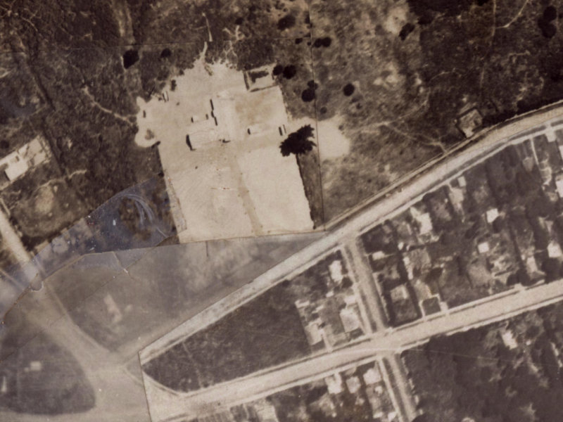 150 Leaver Terrace from the air, 1925-1929