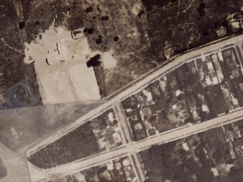 150H Leaver Terrace from the air, 1925-1929