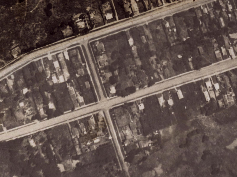96 Bowhill Road from the air, 1925-1929