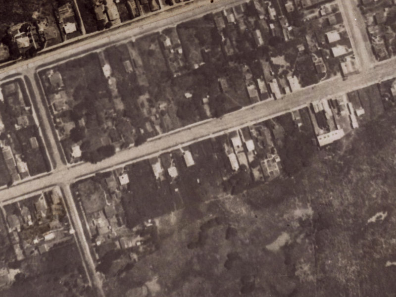 69 Bowhill Road from the air, 1925-1929