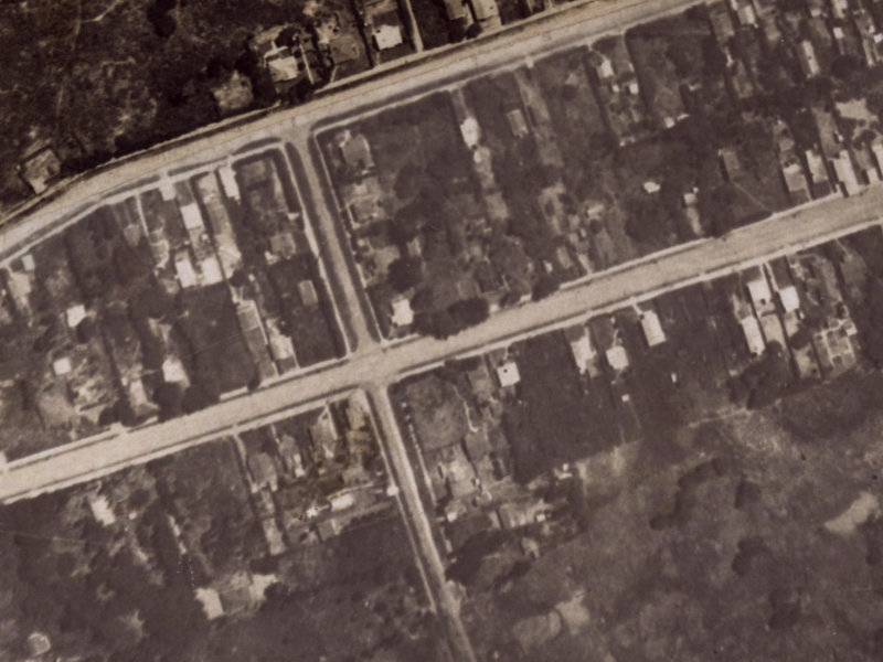 Bowhill Road from the air, 1925-1929