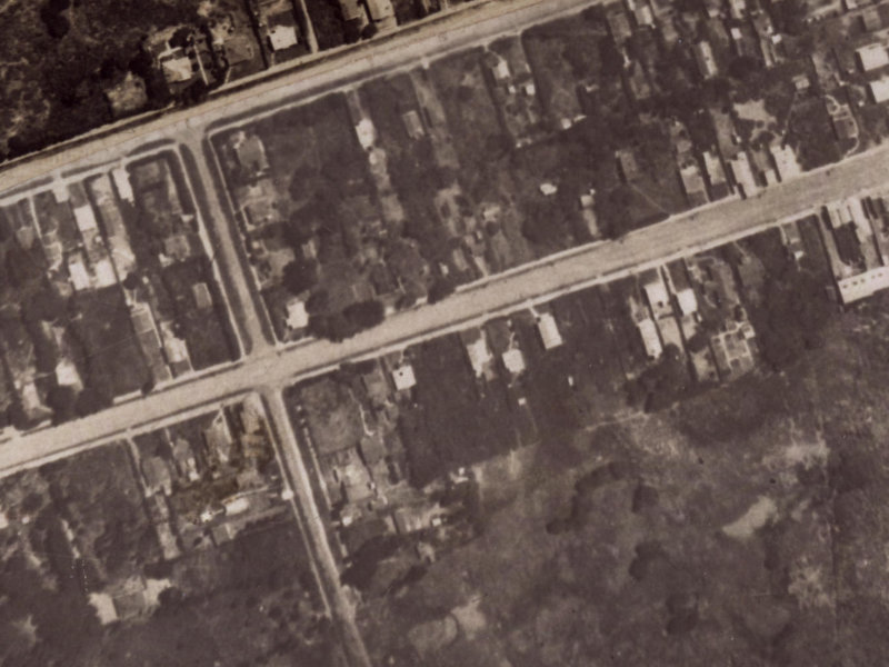 87 Bowhill Road from the air, 1925-1929