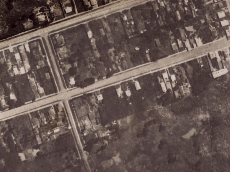 85 Bowhill Road from the air, 1925-1929