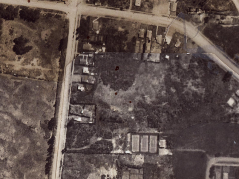 9 Palmers Road from the air, 1925-1929