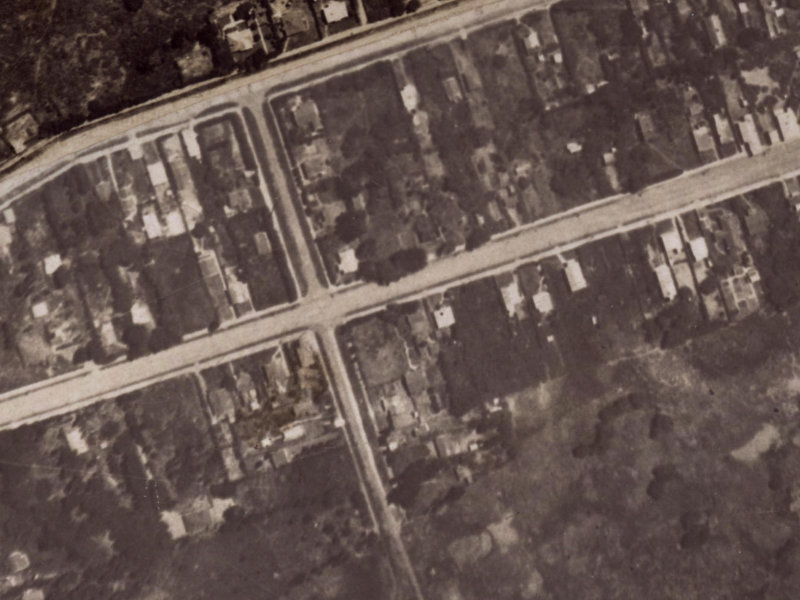 93 Bowhill Road from the air, 1925-1929