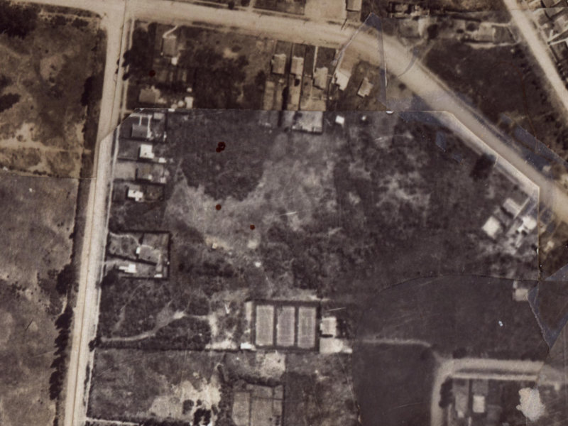 12 Palmers Road from the air, 1925-1929