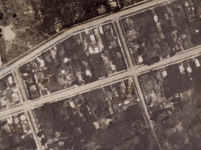 112B Bowhill Road from the air, 1925-1929