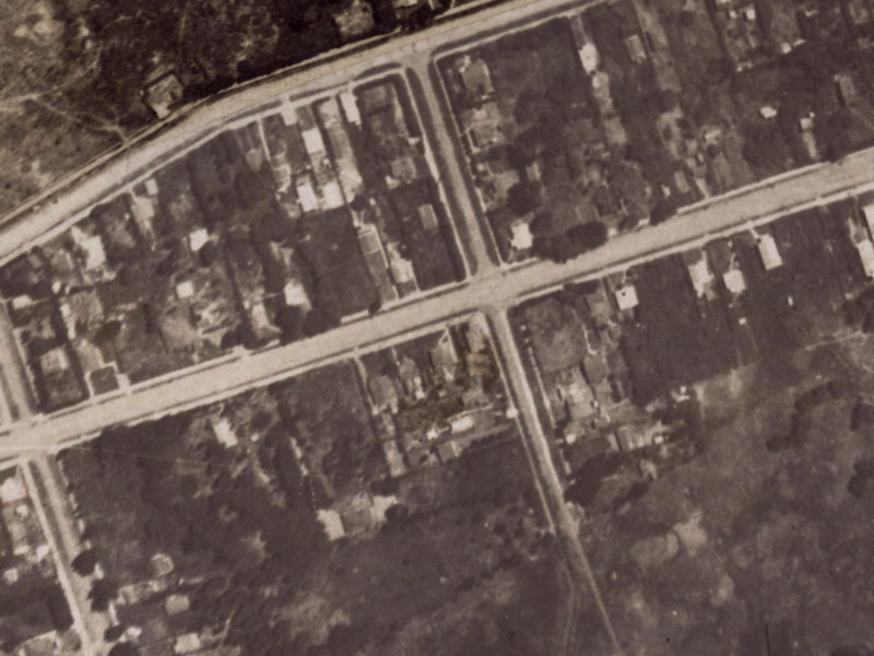 103 Bowhill Road from the air, 1925-1929