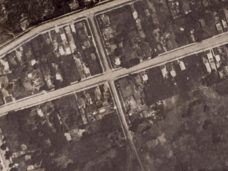 26 Shaw Avenue from the air, 1925-1929