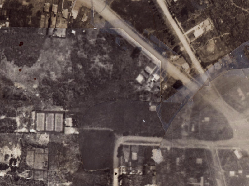 33 Palmers Road from the air, 1925-1929