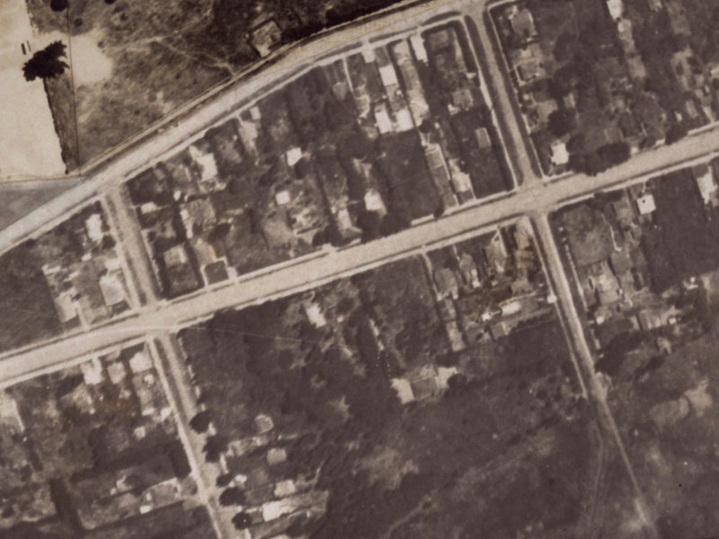 119 Bowhill Road from the air, 1925-1929