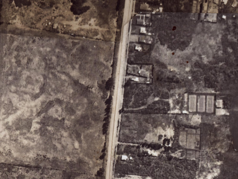 159 Bower Avenue from the air, 1925-1929
