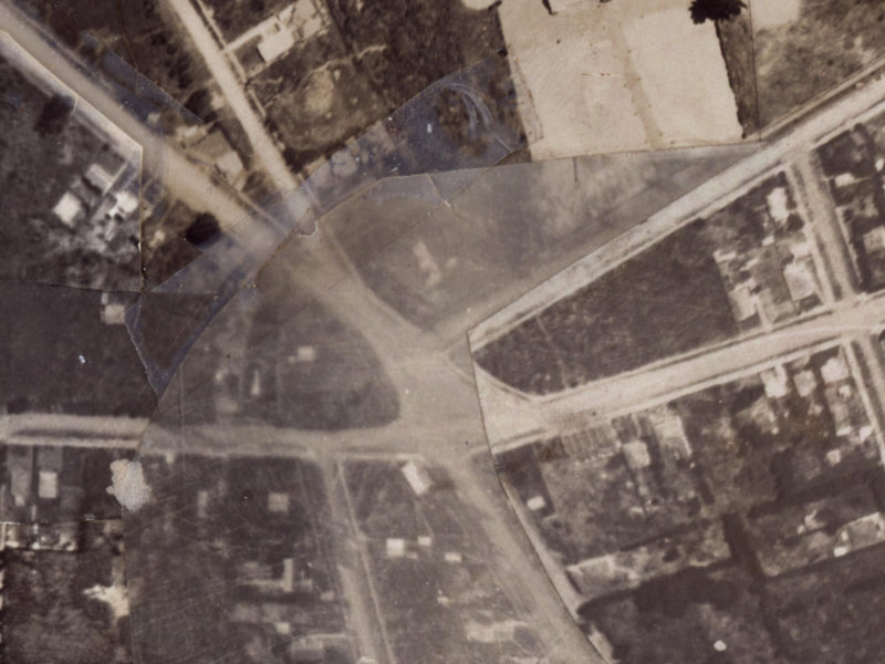 164 Leaver Terrace from the air, 1925-1929