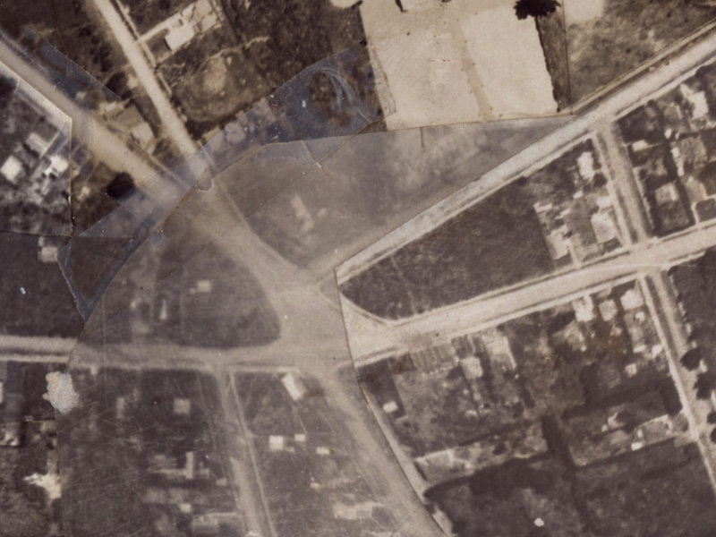 160 Bowhill Road from the air, 1925-1929