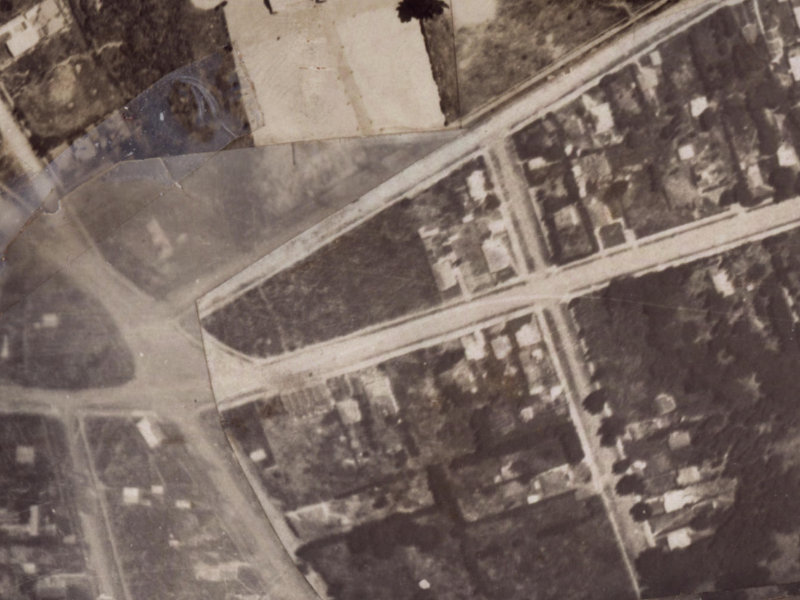 148 Bowhill Road from the air, 1925-1929
