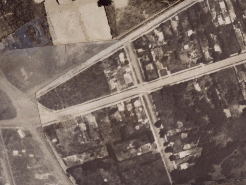 144 Bowhill Road from the air, 1925-1929