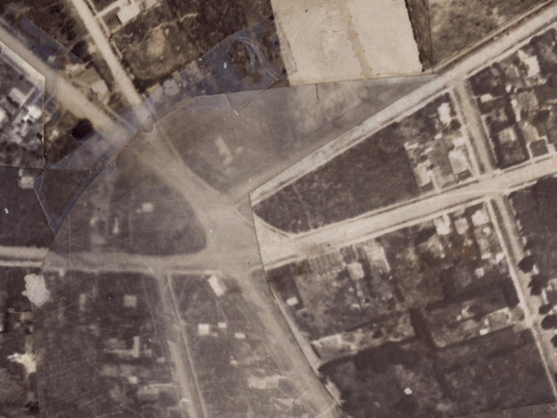 Leaver Terrace from the air, 1925-1929