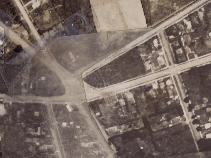153 Leaver Terrace from the air, 1925-1929