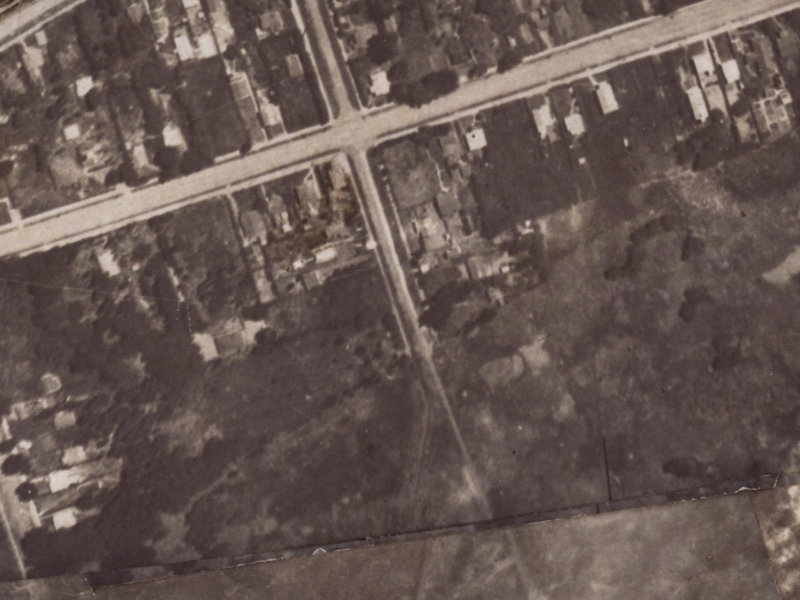 34 Shaw Avenue from the air, 1925-1929