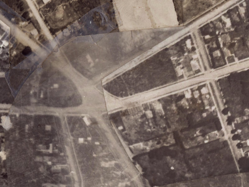 155 Leaver Terrace from the air, 1925-1929