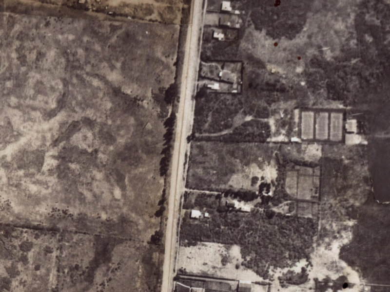 172 Bower Avenue from the air, 1925-1929