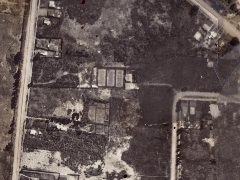 34 Palmers Road from the air, 1925-1929