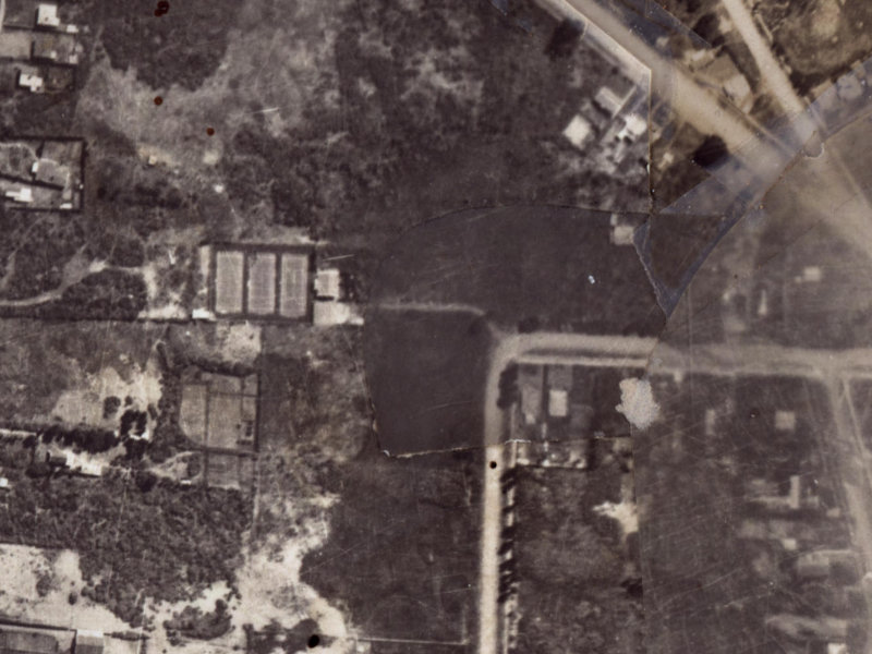 40 Palmers Road from the air, 1925-1929