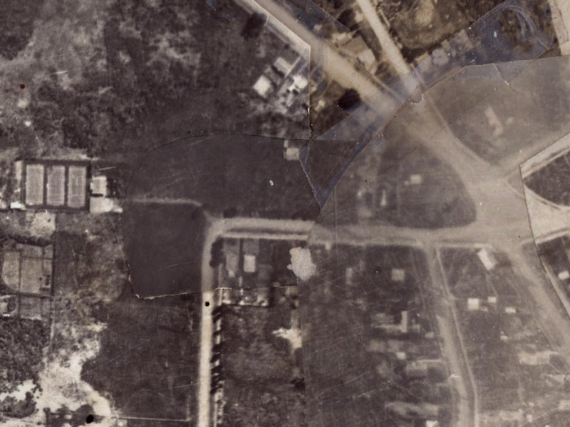 186 Bowhill Road from the air, 1925-1929
