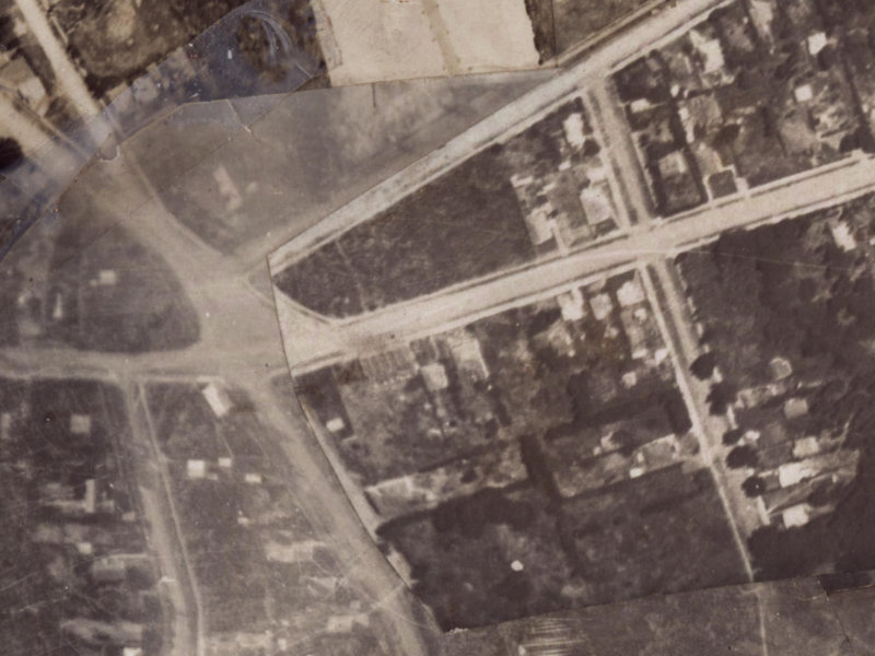 161 Bowhill Road from the air, 1925-1929