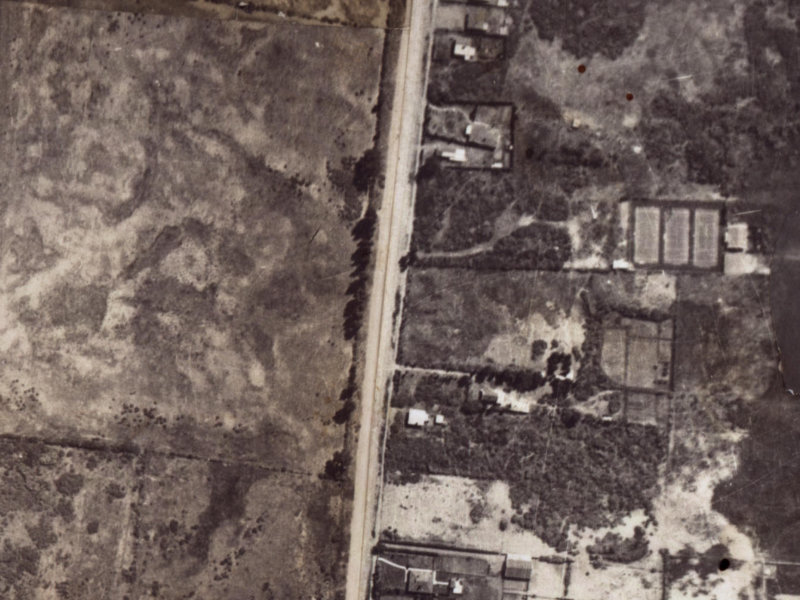 174 Bower Avenue from the air, 1925-1929