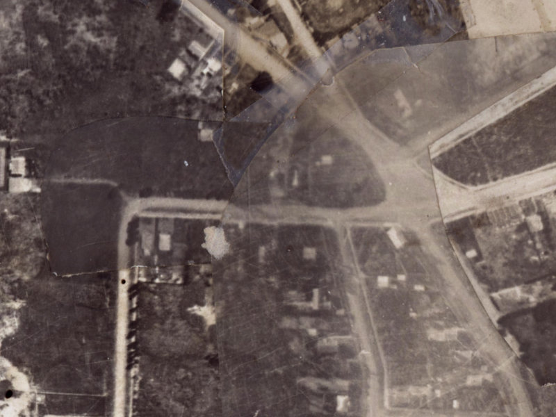 177-179 Bowhill Road from the air, 1925-1929