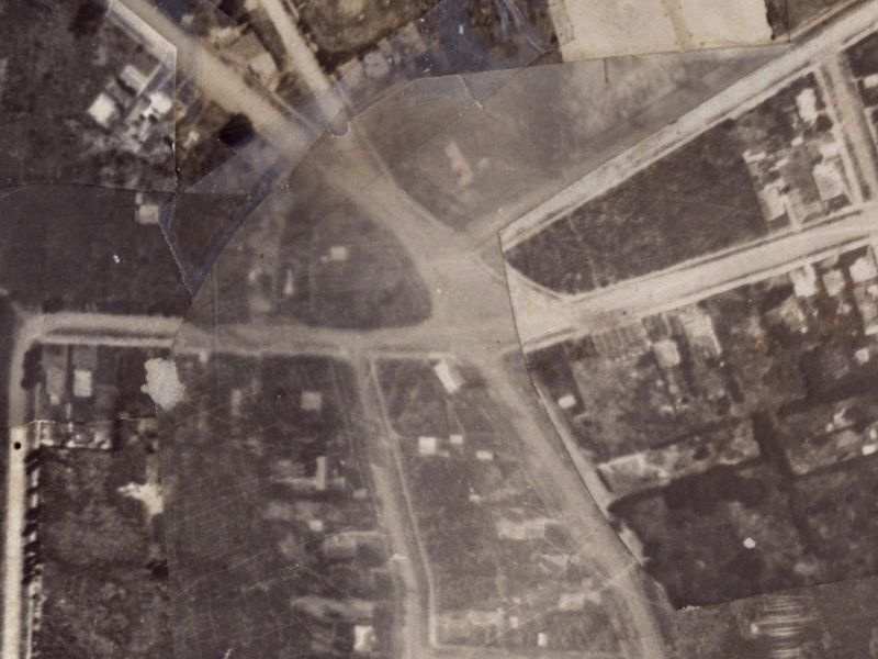 172 Bowhill Road from the air, 1925-1929