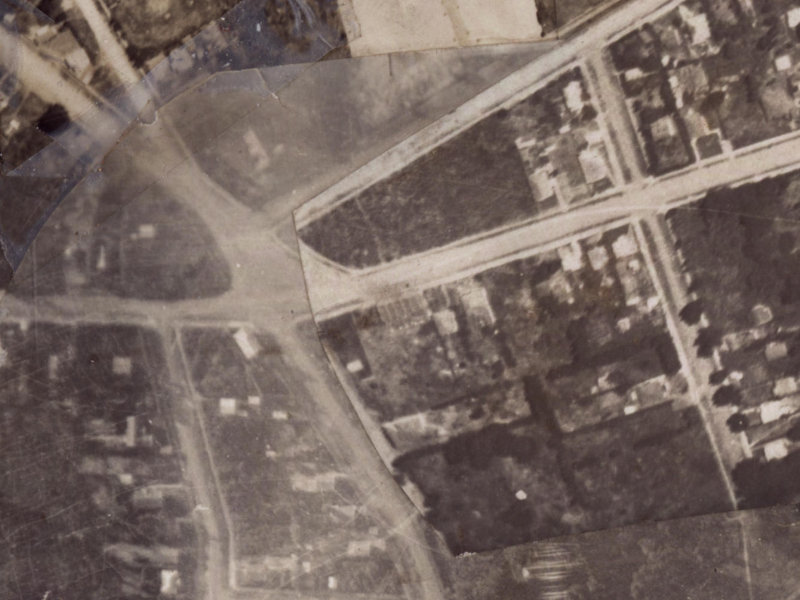 165 Bowhill Road from the air, 1925-1929