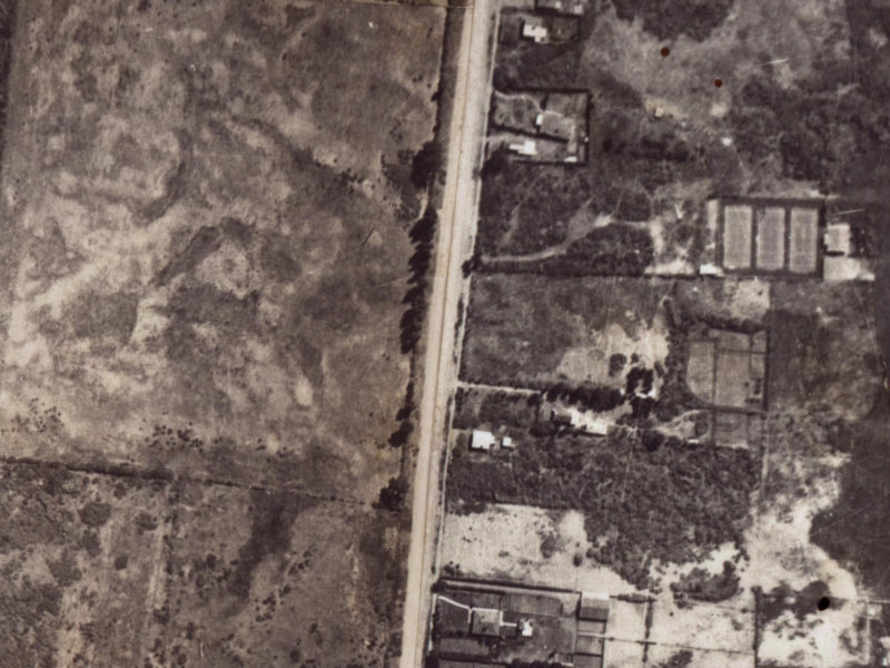 151 Bower Avenue from the air, 1925-1929