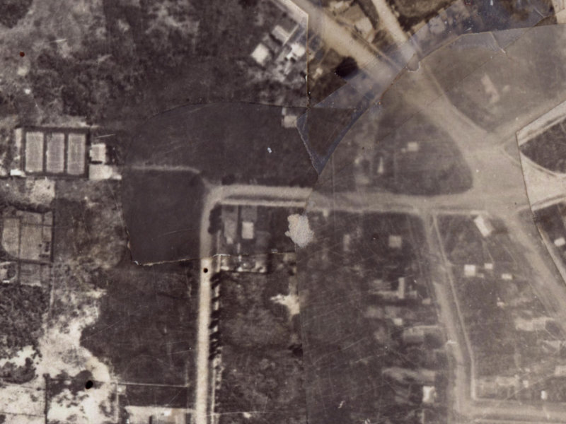 185 Bowhill Road from the air, 1925-1929