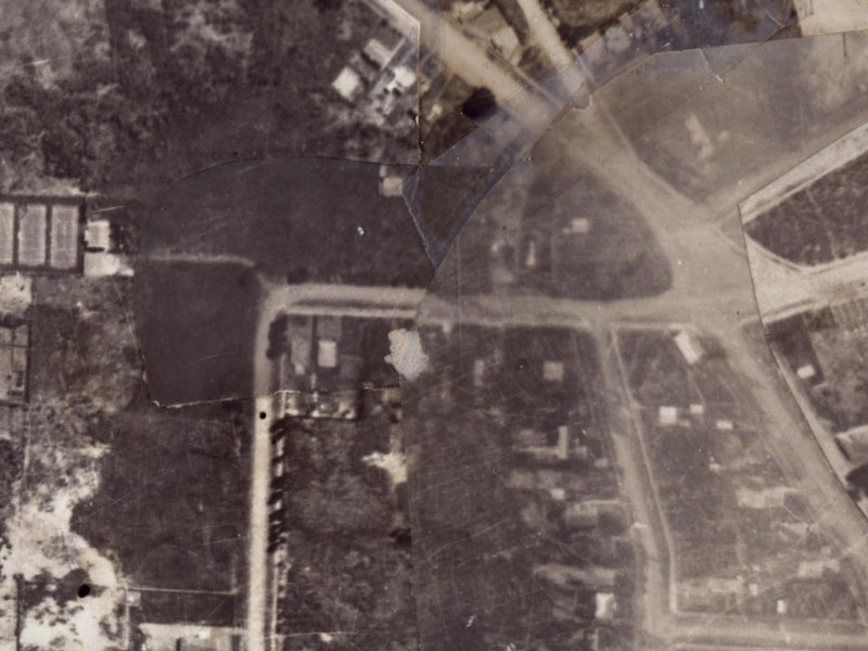 183 Bowhill Road from the air, 1925-1929